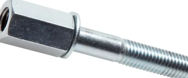 Aufbauschraube (je Klemmbackenpaar werden 2 Stück benötigt), Stahl verzinkt, Baugrösse 5