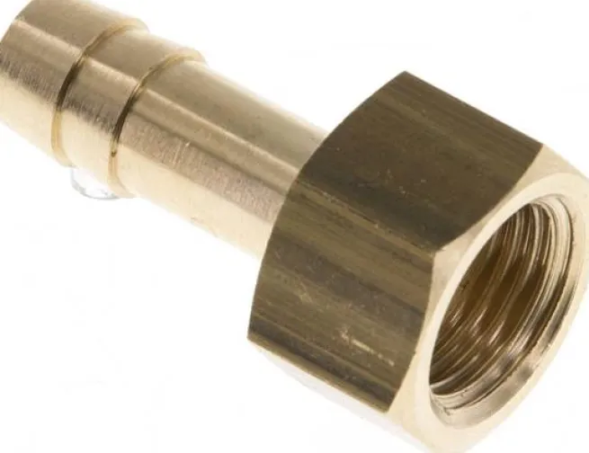Aufschraub-Schlauchtülle G 1/4"-8 (5/16")mm, Messing