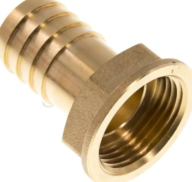 Aufschraub-Schlauchtülle G 1"-25 (1")mm, Messing
