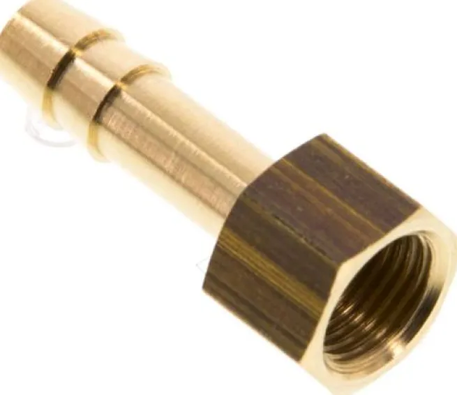 Aufschraub-Schlauchtülle G 1/8"-6 (1/4")mm, Messing