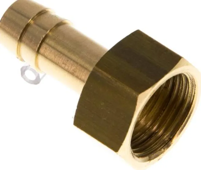 Aufschraub-Schlauchtülle G 3/8"-9 (3/8")mm, Messing