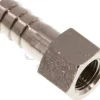 Aufschraub-Schlauchtülle G 1/8"-9 (3/8")mm, Messing vernickelt