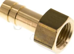 Aufschraub-Schlauchtülle G 1/4"-9 (3/8")mm, Messing