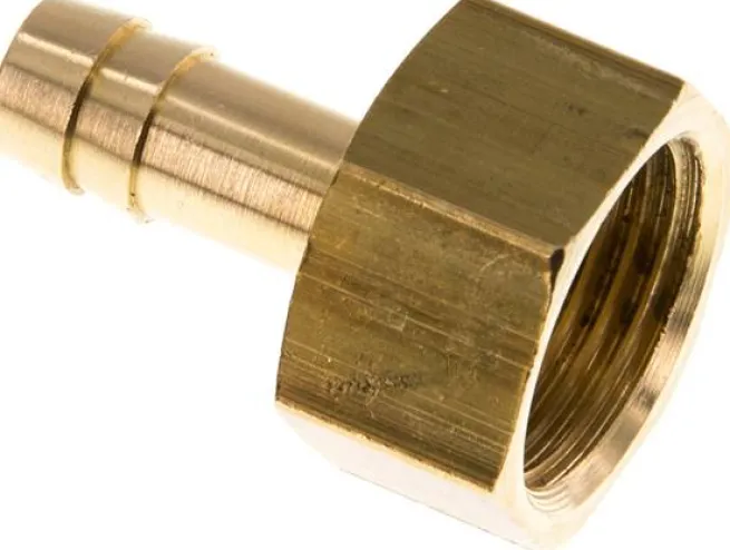 Aufschraub-Schlauchtülle G 1/2"-9 (3/8")mm, Messing