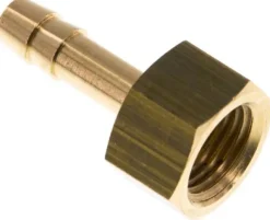 Aufschraub-Schlauchtülle G 1/4"-6 (1/4")mm, Messing