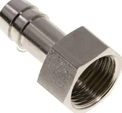 Aufschraub-Schlauchtülle G 3/8"-10mm, Messing vernickelt