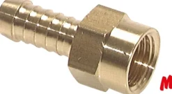 Aufschraub-Schlauchtülle M 16x1,5-13 (1/2")mm, Messing