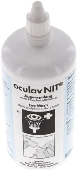 Augenspülung, 250 ml Sterillösung in Druckspülflasche