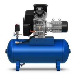 AUSSTELLER I AGRE Industrie-Kolbenkompressor Typ ALG MEK-4 10 90 D auf Behälter, 4116002264