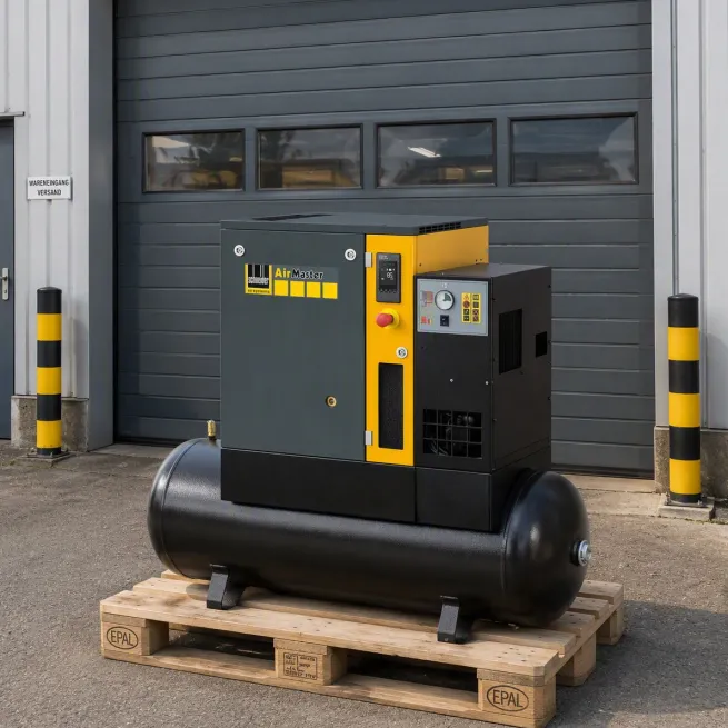 AUSSTELLER I Schneider-Schraubenkompressor AM B 4-10-270 XVSBDK BASE, 4152061053