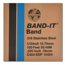 Band-It 316, 12,7 (1/2") mm, Band (30,5 mtr. Rolle)