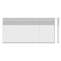 BECK Brads DA 15gg V2A 44 mm C-Spitze Edelstahl A2 geharzt