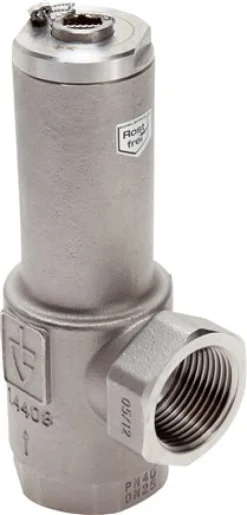 Überströmventil G 1-1/4", 0,5 - 2,5 bar, Edelstahl