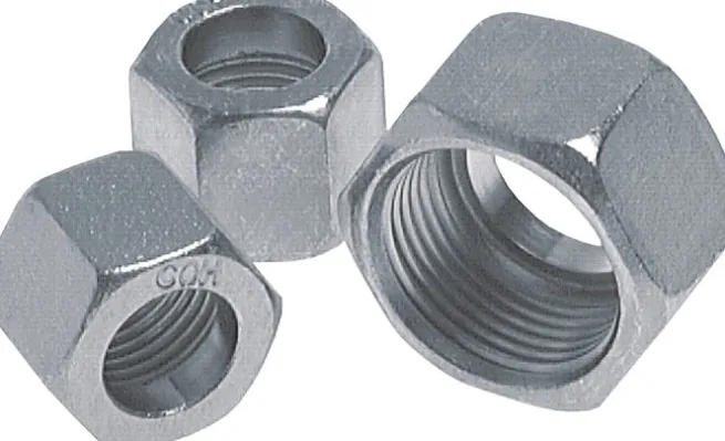 Überwurfmutter DN13, M 22 x 1,5, Bohrung 17,0mm, Stahl verzinkt