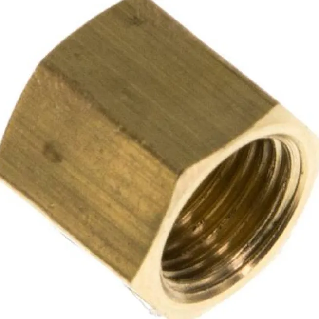 Überwurfmutter Messing, G 1/8", 4 / 6 mm