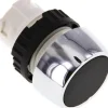 Betätigeraufsatz 22mm, Drucktaster (schwarz)