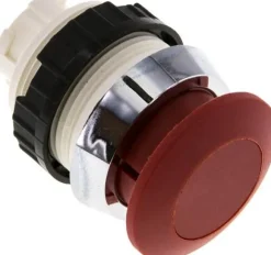 Betätigeraufsatz 30mm, Pilztaster (rot)