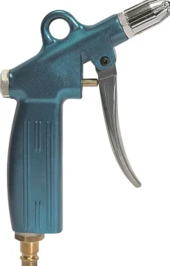 Blaspistole Alu -blow line- blau eloxiert / Geräuschdämpferdüse Standardnippel NW 7,2 115710
