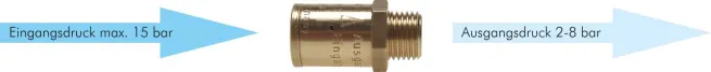 Blaspistolen-Druckreduzierventil G 1/4" (IG / AG) DR 50