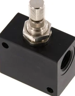 Block-Drosselrückschlagventil, G 1/4"