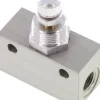 Block-Drosselrückschlagventil, G 1/4", Standard