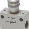 Block-Drosselrückschlagventil, G 1/8", Präzisionsausführung