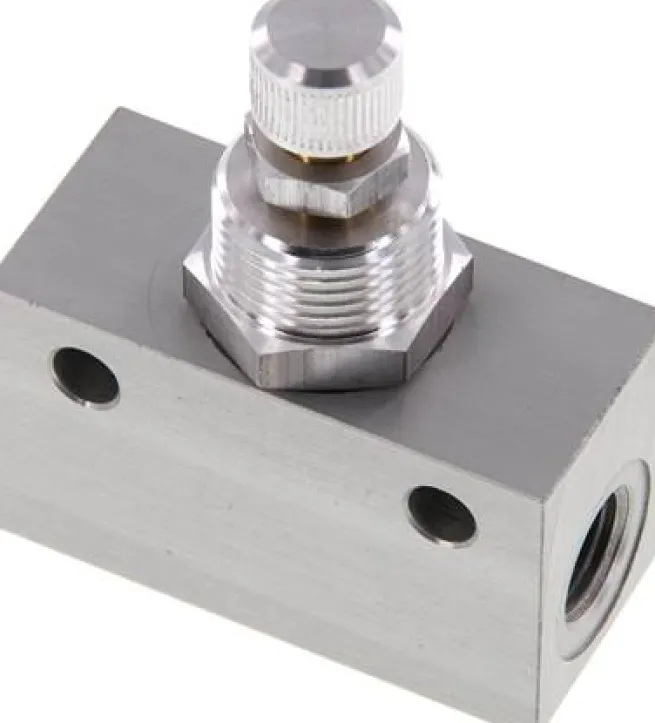 Block-Drosselventil, G 1/4", Standard