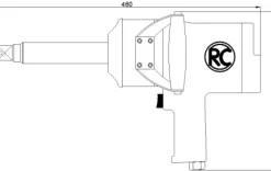 B-WARE Rodcraft Schlagschrauber G1 Modell 2426 RC2426