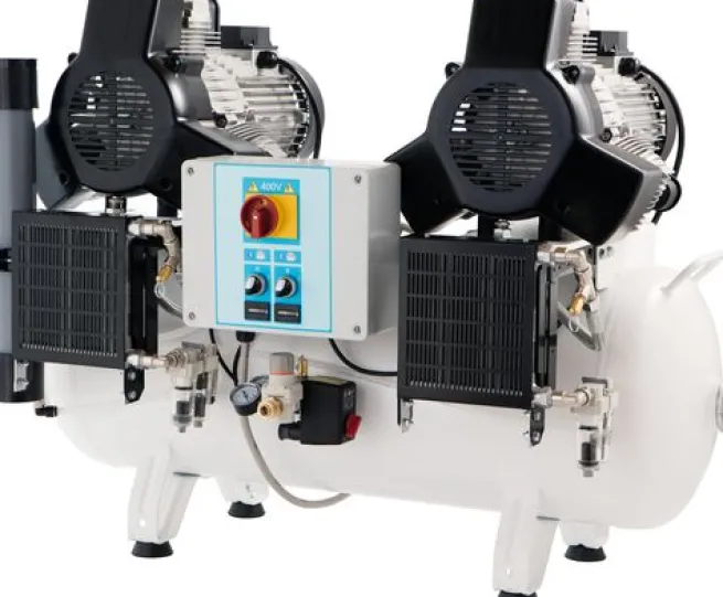 B-WARE Schneider-Kompressor UNM 720-8-90 DXM Clean - Ölfrei inklusive Membrantrockner H362010 DGKH362010 SN 1225000323