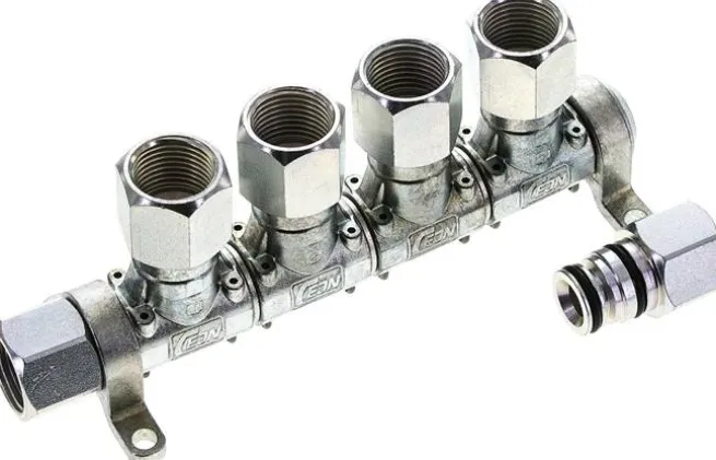 CEJN Multilink 4-fach Verteiler, mit Innengewinde G 1/2" als Abgang