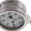 Chemie-Glycerin-Manometer senkrecht, 63mm, 0 - 250 bar