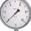 Chemie-Glycerin-Manometer senkrecht,160mm, -1 bis 15 bar