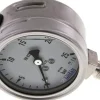 Chemie-Glycerin-Manometer senkrecht, 63mm, 0 - 25 bar