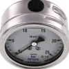 Chemie-Glycerin-Manometer waagerecht, 63mm, 0 - 25bar