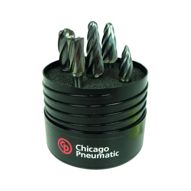 Chicago Pneumatic FRÄSER SET ALUMINUM 6MM5 STÜCK