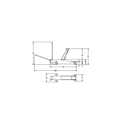 Chicago Pneumatic Niedriger Wagenheber CP80015