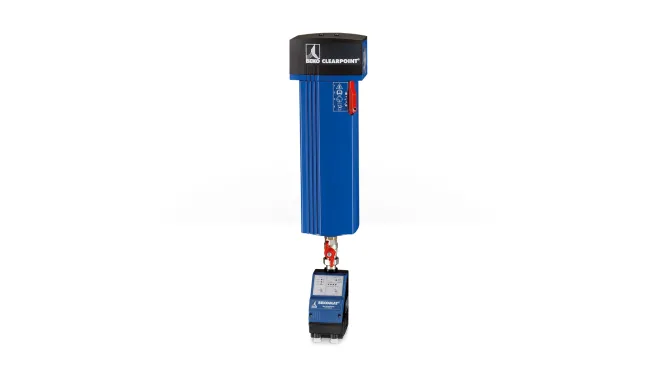 CLEARPOINT 3E Filter Typ S050 Druckluft-Superfeinfilter mit BEKOMAT Kondensatableiter (mit Filterman