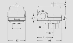 Condor Druckschalter Typ MDR 21/11-EA