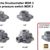 Condor Druckschalter Typ MDR 3/11 ohne Drehschalter 226949