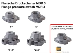 Condor Druckschalter Typ MDR 3/11 ohne Drehschalter 226949