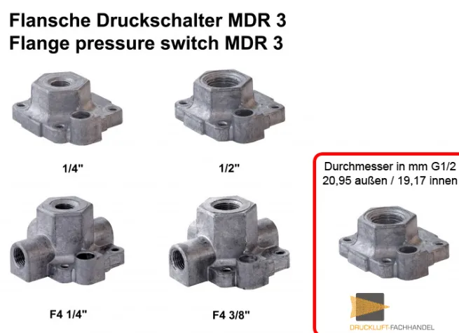 Condor Druckschalter Typ MDR 3/11 ohne Drehschalter 226949