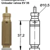 Condor Druckschalter Typ MDR 3/16 EV 3S R 3/6,3 Anschluss F4 G1/2 103049