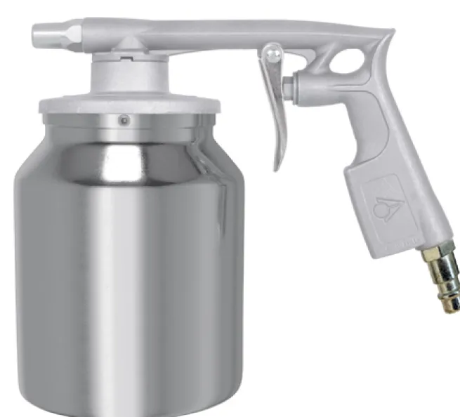 DF-Sandstrahlpistole mit 0,5 Ltr. Strahlbehälter und 7 mm Düse