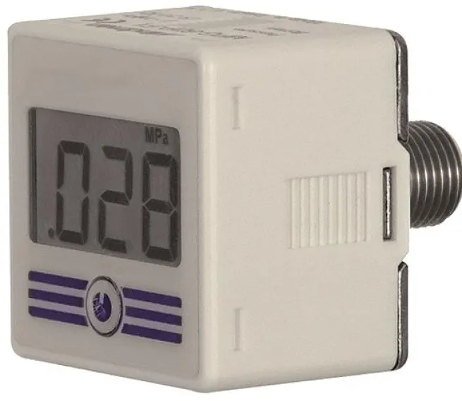 Digital-Manometer mit Hintergrundbeleuchtung, 0-10 bar, R 1/4 AG DIMH-10-F4