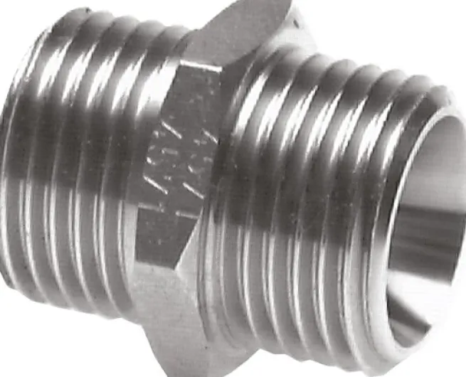 Doppelnippel G 1/4"-G 1/4", 1.4571