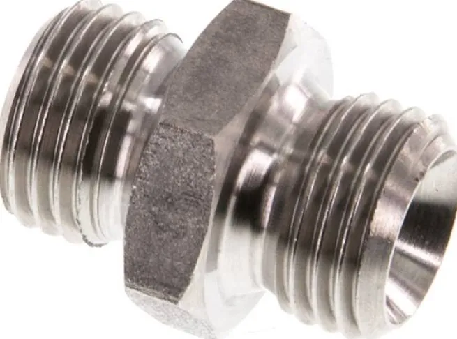 Doppelnippel G 1/4"-G 1/4", 1.4571