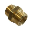 Doppelnippel G 1/2"-G 1/2", Messing/Rotguss
