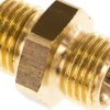 Doppelnippel G 1/4"-G 1/4", Messing/Rotguss