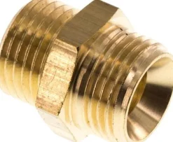 Doppelnippel G 3/8"-M 16x1,5, Messing