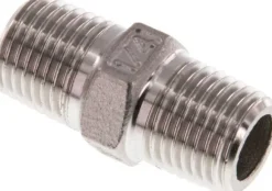 Doppelnippel R 1/4"-R 1/4", 1.4408